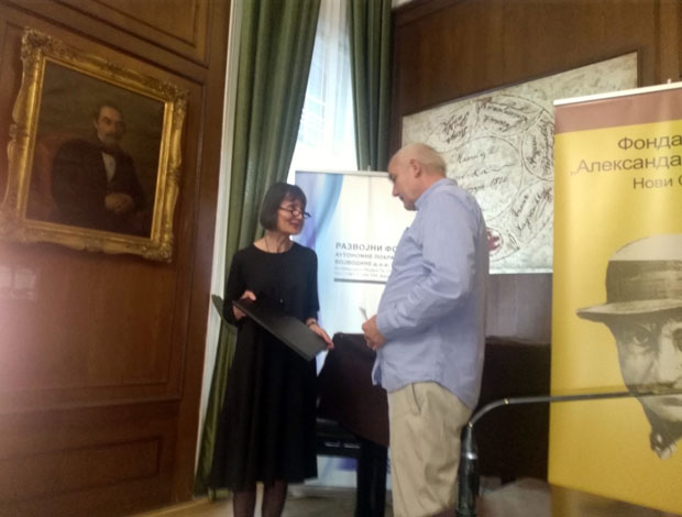 ЛАСЛО ДАРВАШИ ПРВИ ЛАУРЕАТ: Уручена међународна књижевна награда „Александар Тишма“